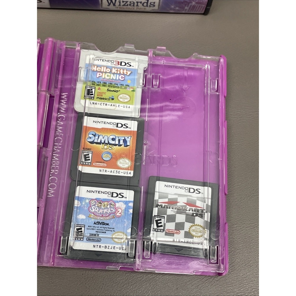 Nintendo DSi XL Burgundy Maroon Wine Red No Stylus (UTL-001) With 15 Games - Picture 3 of 10